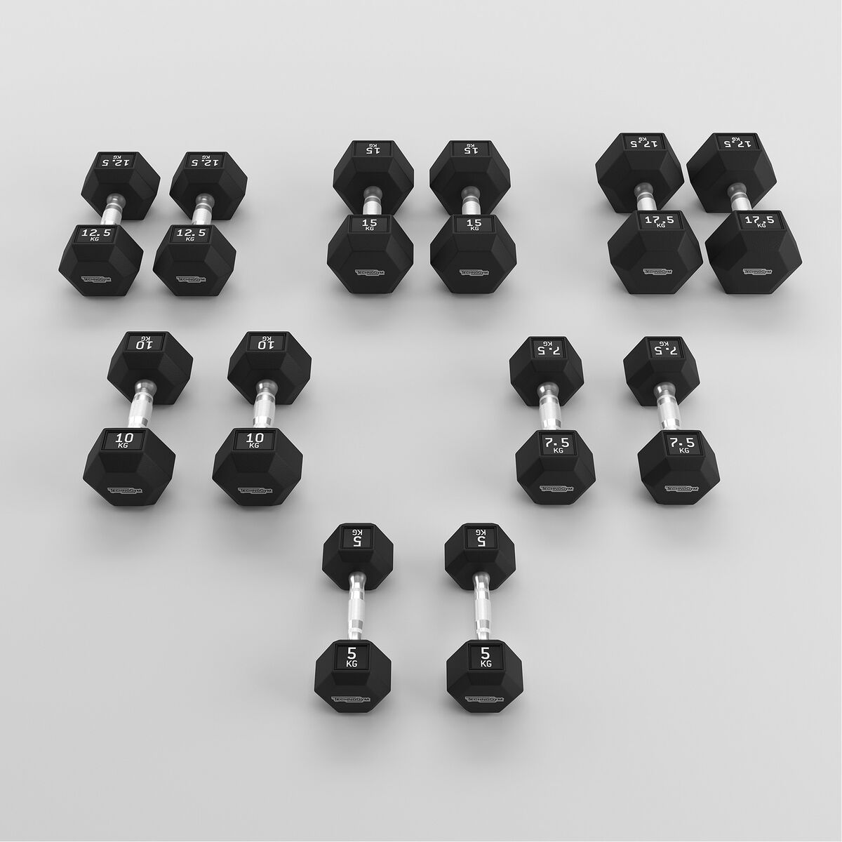 Hexagon Dumbbells Complete Kit